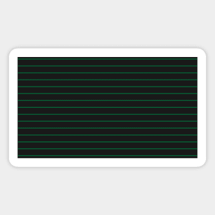 Pretty Simple Green Stripes Magnet